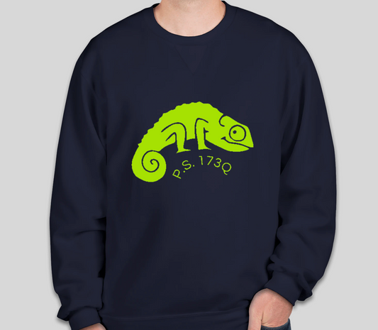 Sweatshirt Lime Chameleon